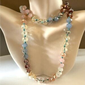 Crystal Statement Necklace 36 Inches Holiday 
Perfect🔥